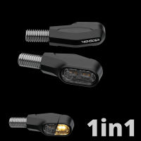 HIGHSIDER VENTURA-X LED Blinker, getöntes Glas