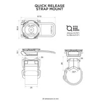 QUAD LOCK Quick-release strap fastening