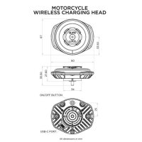 QUAD LOCK Weatherproof wireless charging head