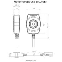 QUAD LOCK Motorcycle USB charger