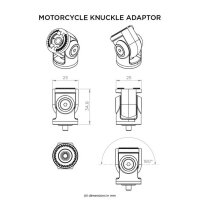 QUAD LOCK Steering knuckle adapter