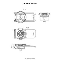 QUAD LOCK 360 Kopf - Hebelkopf