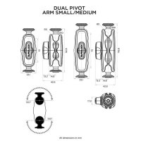 QUAD LOCK 360 Doppelschwenkarm - Kleine Version