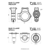 QUAD LOCK 360 Lenkerklemmfuß - Medium