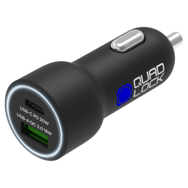 QUAD LOCK Dual USB (C+A) Ladegerät