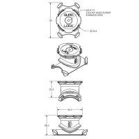 QUAD LOCK Bicycle handlebar/stem mount