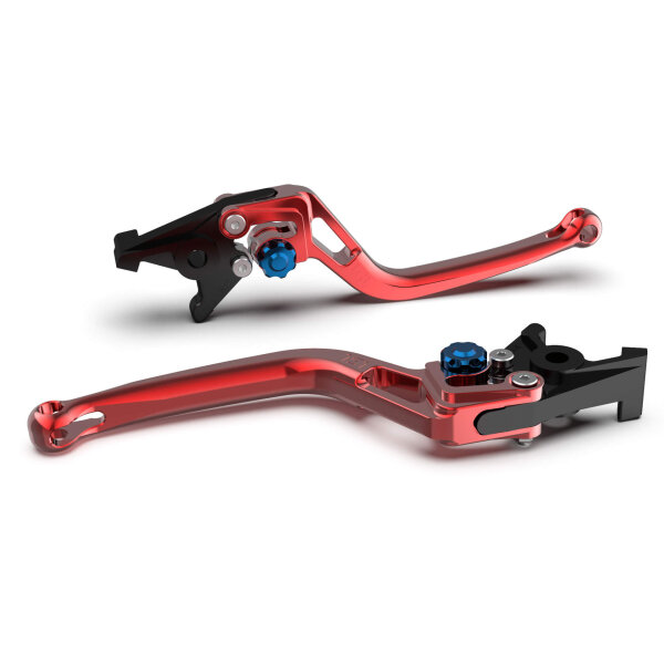 LSL Clutch lever BOW for Brembo 16 RCS, L37R, red/blue