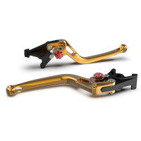 LSL Clutch lever BOW L38, gold/red