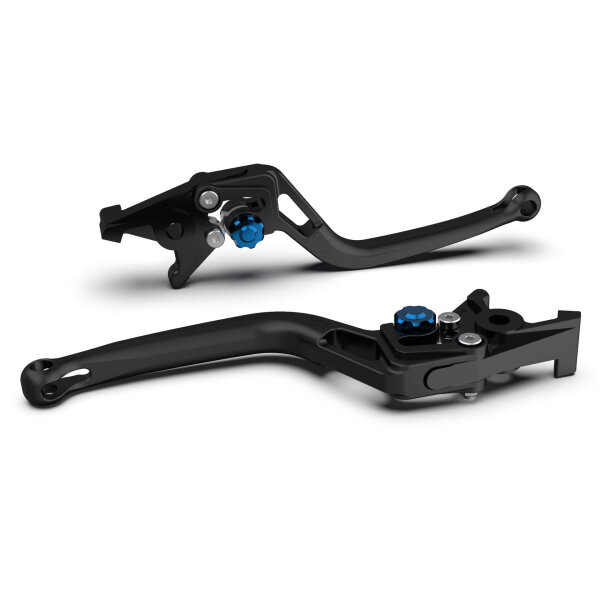 LSL Clutch lever BOW L43,black pearl blasted/blue