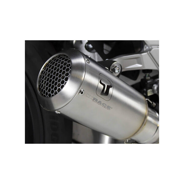 IXRACE IXRACE MK2 Edelstahl-Endtopf für KTM Duke 125/390, 24- (Euro 5+)