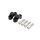 HIGHSIDER pro handlebar riser 15mm, black for Ø28.6mm handlebars