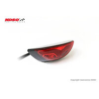 KOSO LED rear light GT-03, without bracket, red glass