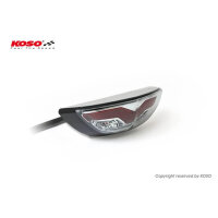 KOSO LED rear light GT-03, without bracket, tinted glass...