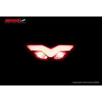 KOSO LED rear light GT-03, without bracket, tinted glass...