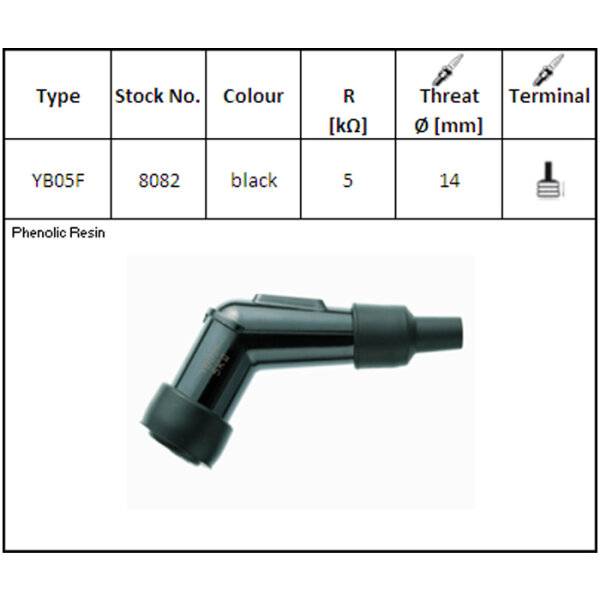 NGK | Zündkerzenstecker | YB05F |