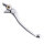 HIGHSIDER smart repair brake lever with ABE, type BC 228, silver