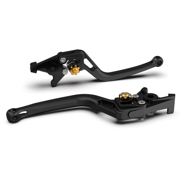 LSL Clutch lever BOW L72,black pearl blasted/gold