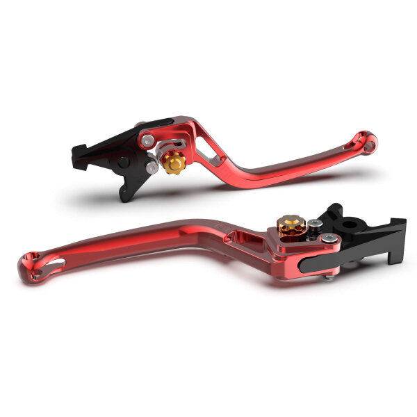LSL Clutch lever BOW L72, red/gold