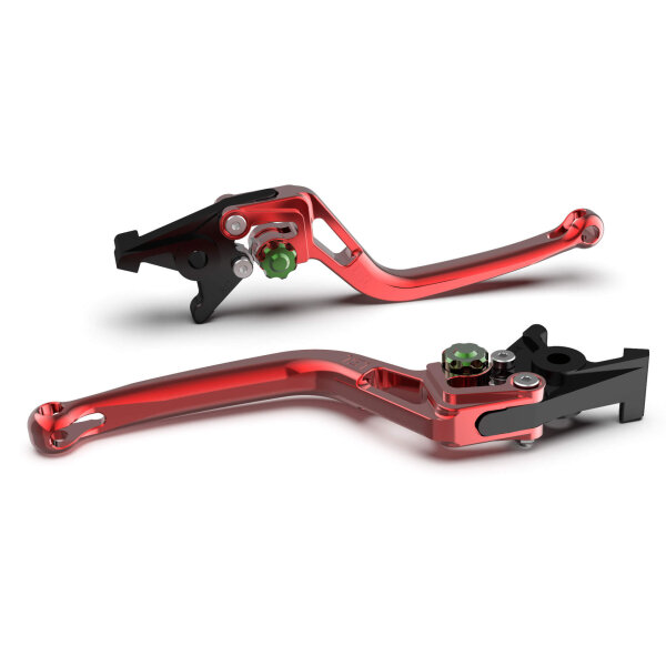 LSL Clutch lever BOW L72, red/green