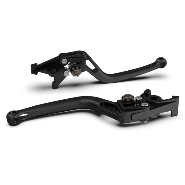LSL Clutch lever BOW L73R,black bead blasted/anthracite