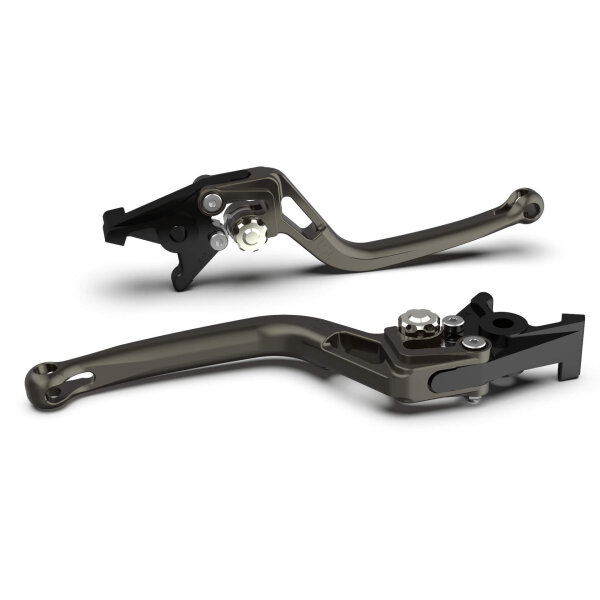 LSL Clutch lever BOW L77R, anthracite / silver
