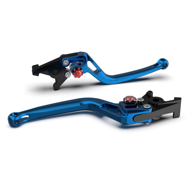 LSL Clutch lever BOW L77R, blue / red