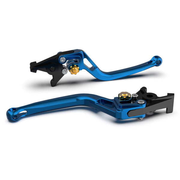 LSL Brake lever BOW R09, blue/gold
