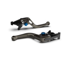 LSL Clutch lever BOW L02R, short, anthracite/blue