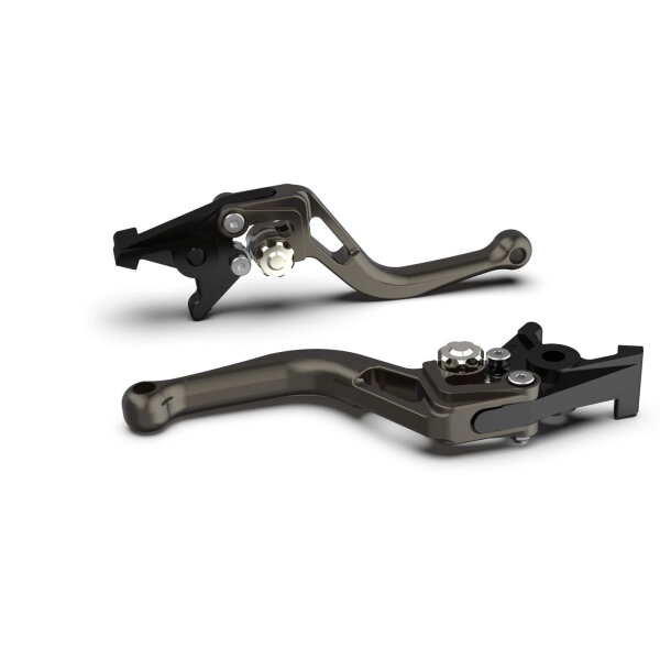 LSL Clutch lever BOW L02R, short, anthracite/silver