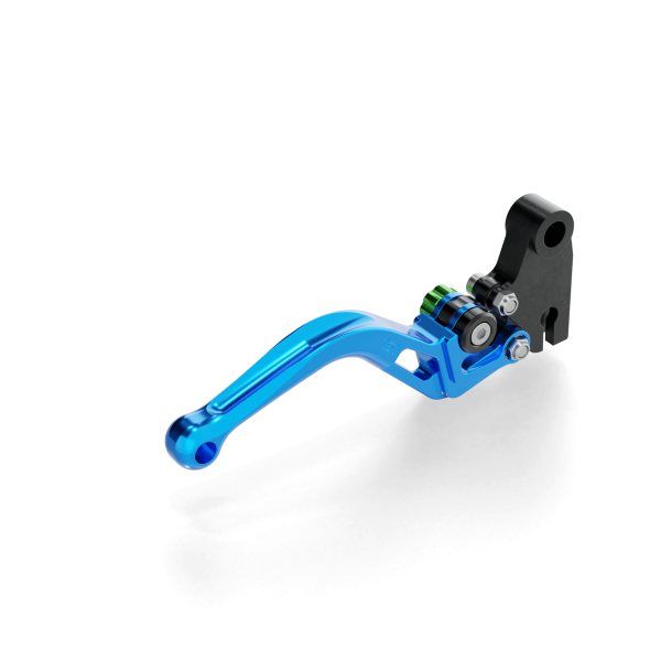 LSL Clutch lever BOW L02R, short, blue/green