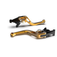 LSL Clutch lever BOW L02R, short, gold/silver