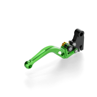 LSL Clutch lever BOW L02R, short, green/gold