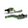 LSL Clutch lever BOW L02R, short, green/gold