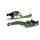 LSL Clutch lever BOW L02R, short, green/orange