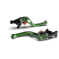 LSL Clutch lever BOW L02R, short, green/red