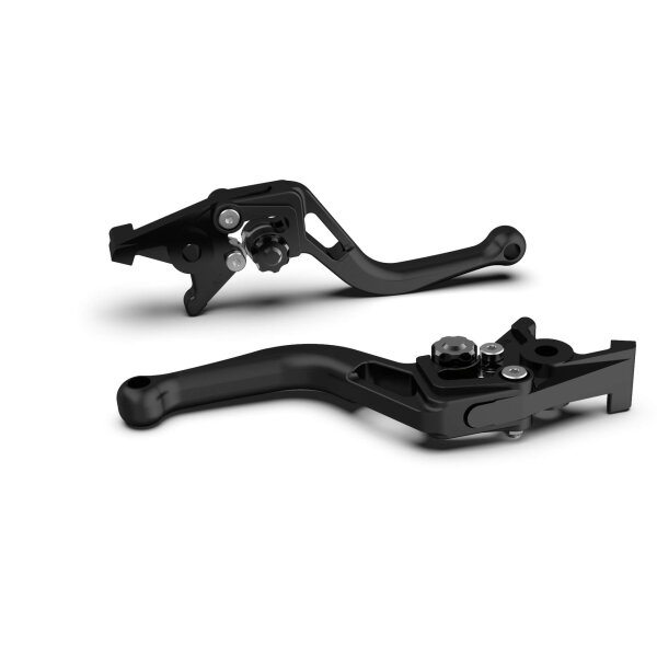 LSL Clutch lever BOW L02R, short,black pearl blasted/black