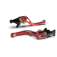 LSL Clutch lever BOW L02R, short, red/gold