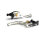 LSL Clutch lever BOW L02R, short, silver/gold