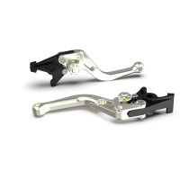 LSL Clutch lever BOW L02R, short, silver/silver