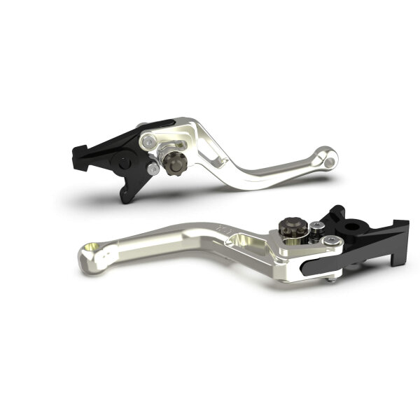 LSL Clutch lever BOW L03, short, silver/anthracite