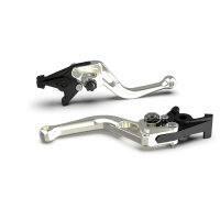 LSL Clutch lever BOW L04, short, silver/black