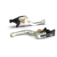 LSL Clutch lever BOW L08, short, silver/gold