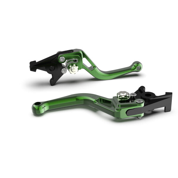 LSL Clutch lever BOW L09R, short, green/silver