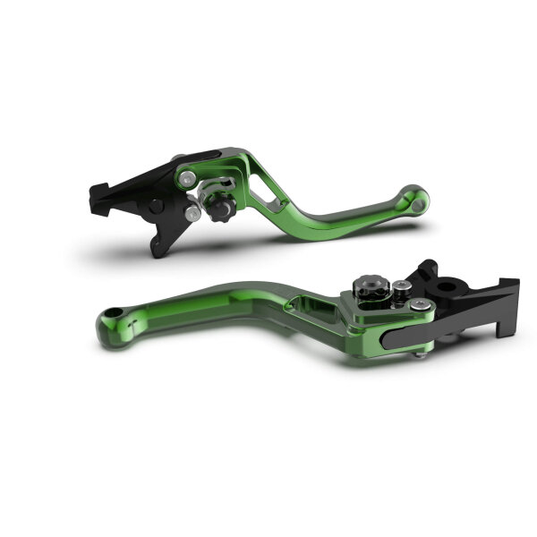 LSL Clutch lever BOW L09R, short, green/black