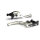 LSL Clutch lever BOW L11, short, silver/black