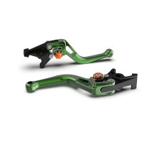 LSL Clutch lever BOW L13, short, green/orange