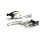 LSL Clutch lever BOW L13, short, silver/silver