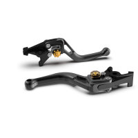 LSL Clutch lever BOW L14, short, black/gold