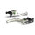 LSL Clutch lever BOW L15, short, silver/green