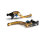 LSL Clutch lever BOW L25R, short, gold/blue